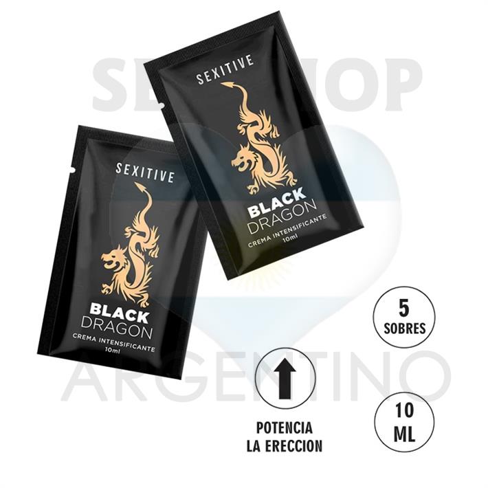 Pack 5 unidades crema black dragon 10ml